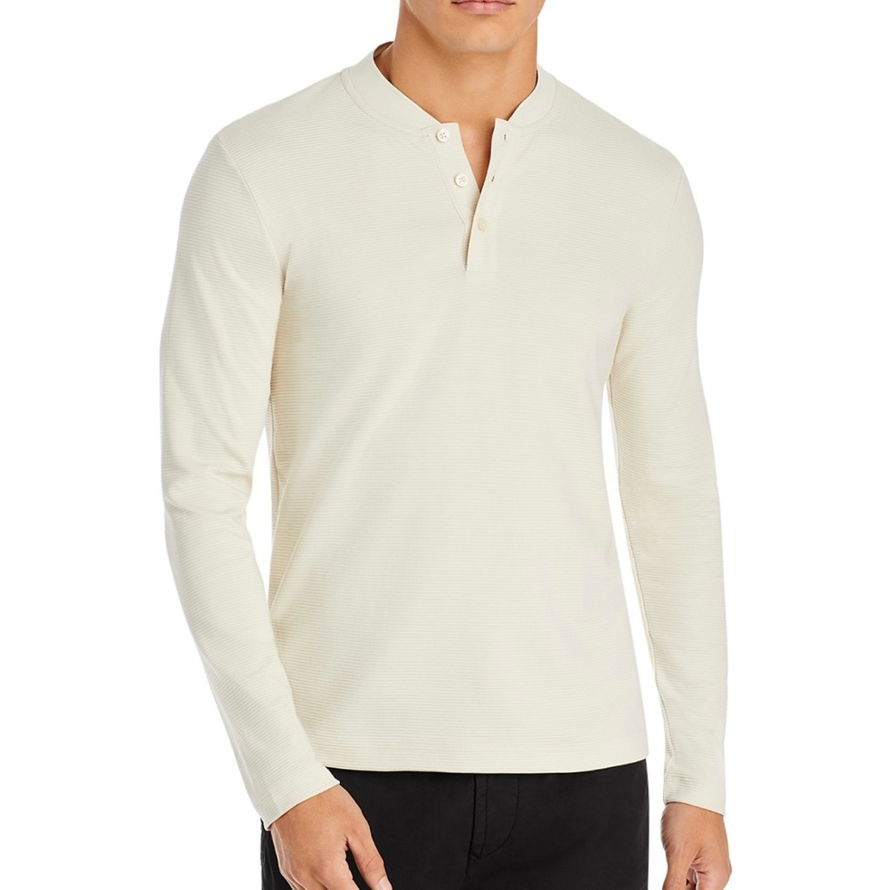 Hugo Boss (Slim Fit) Ribbed Henley Long Sleeve - NWT